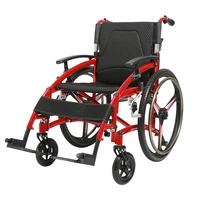 cheap price lightweight durable aluminium alloy shock absorption foldable car trunk manual wheelchair for elderly