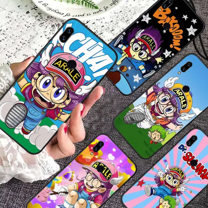 

Dr Slump Arale cartoon cute girl Phone Case For Xiaomi Redmi note 7 8 9 11 i t s 10 A poco f3 x3 E pro lite funda shell coque