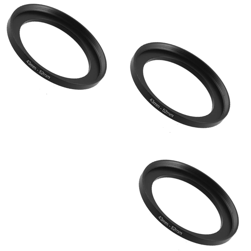 

Металлический увеличивающий кольцевой адаптер для фотоаппарата от 43 мм до 52 мм