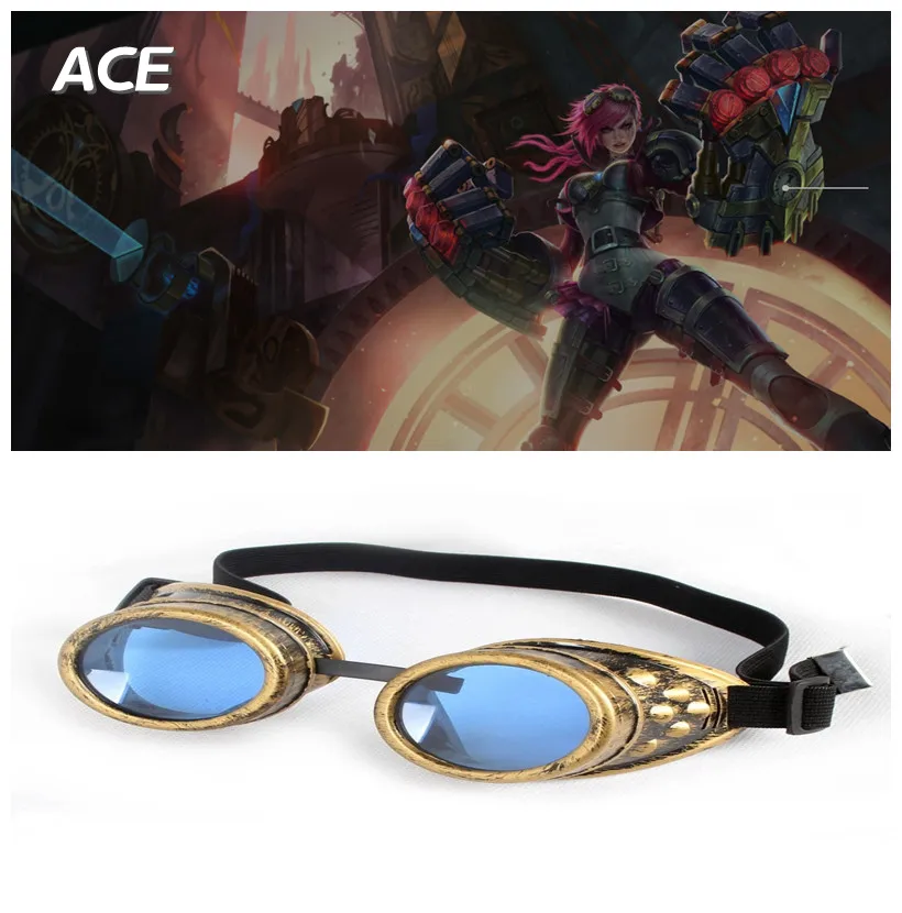 

LELINTA 2020 Хэллоуин искусственная Сварка Косплей готические очки стиль ретро унисекс Готика