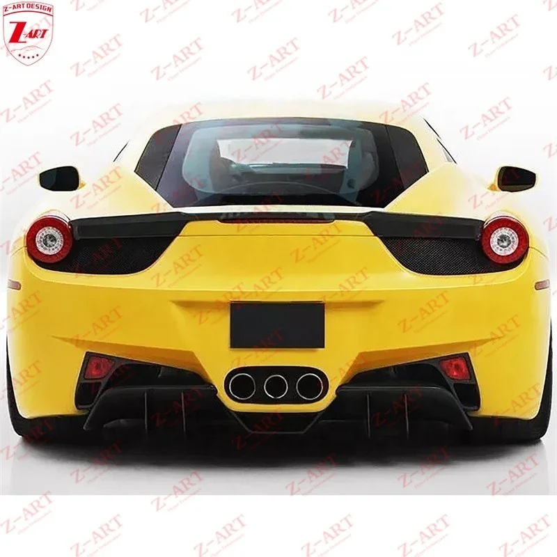 Задний спойлер из углеродного волокна F458 для Fe rrari 458 задний багажника хвостовой