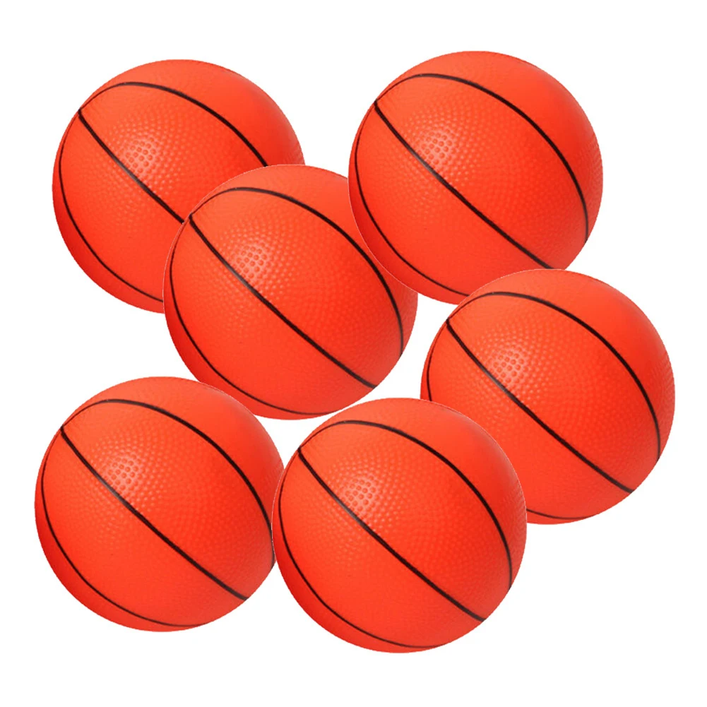 6pcs Mini Basketball Small Children Inflatable Basketballs Kids Indoor Outdoor Sports Toy Parent-child Games