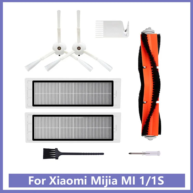 

Filter Brush Wheel Kit For Xiaomi Mijia MI 1/1S & Roborock S50 S55 S6 MAXV Pure S4 E4 E35 E25 E2 Robot Vacuum Cleaner Accessory