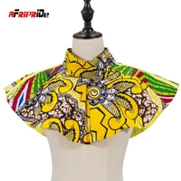 afripride african ankara chokers necklaces african print fabric false collar colorful detachable collar handmade jewelry wyb249