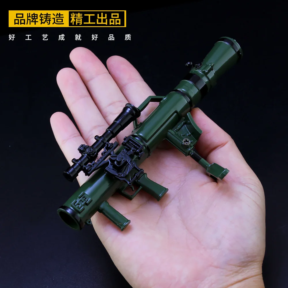 

14 см M3E1 A Bazooka периферийное металлическое оружие, модель ранней игры, пусковая установка для ракет, украшение для огнестрельного оружия