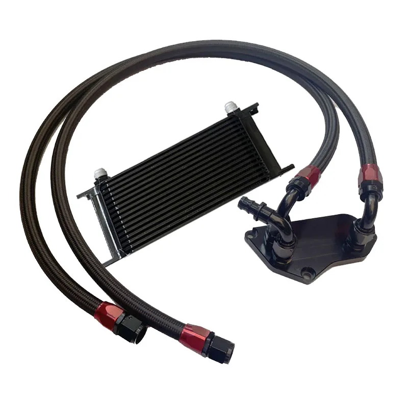 AN10 Масляный шланг + адаптер масляного радиатора с разъемами, комплект адаптеров для сэндвич-пластины масляного фильтра для BMW F30 N20B20 N52B30