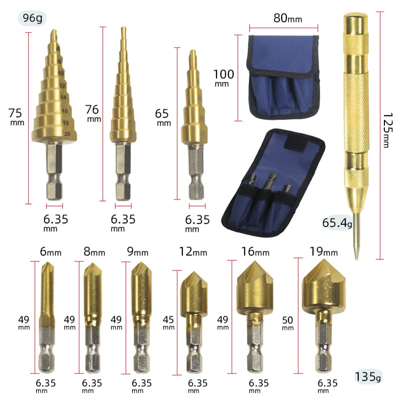 

Набор колонковых сверл GHTYONG для деревообработки