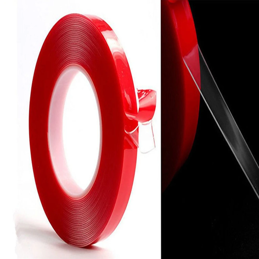 

Acrylic Double Side Tape Waterproof Reusable Adhesive Transparent Glue Stickers Home Improvement Resistant Tapes