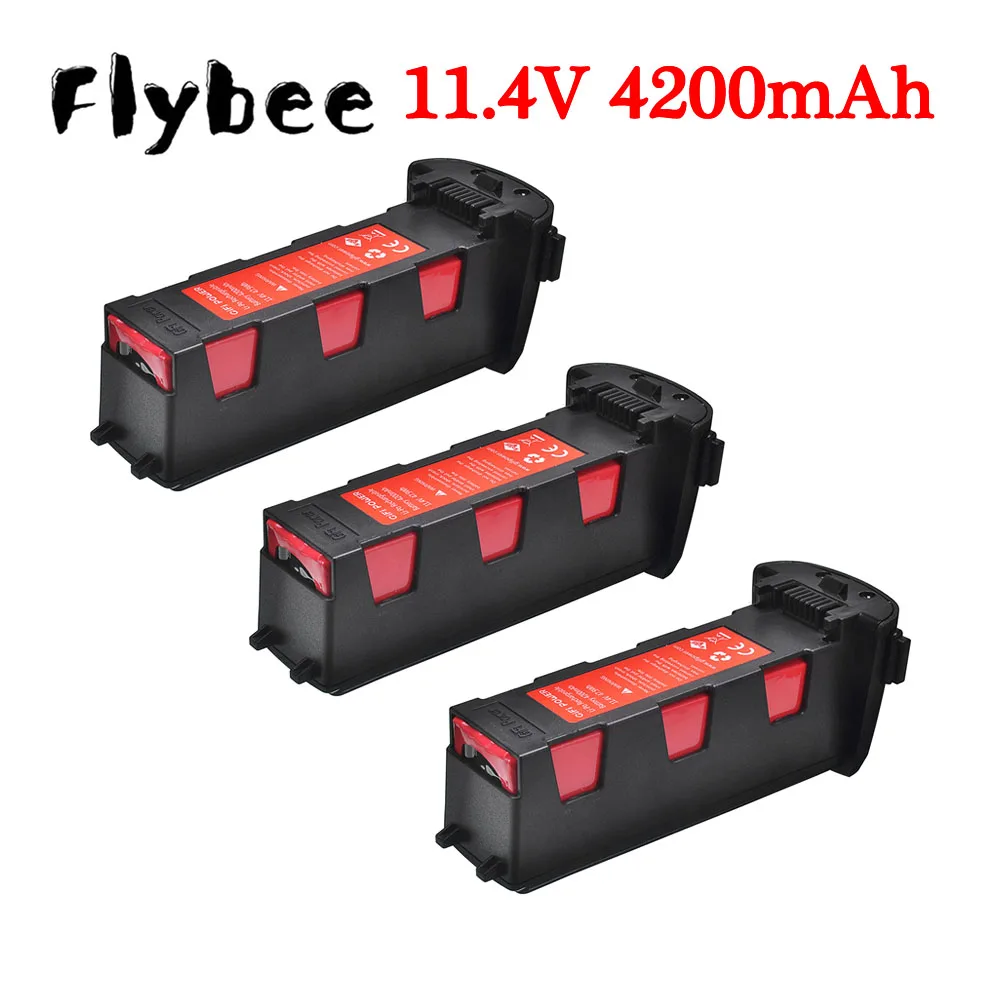 

GIFI POWER 11.4v 4200mAh Lithium Battery for Hubsan H117S Zino GPS RC Spare Part 11.4V Battery For RC FPV Racing Camera Drones