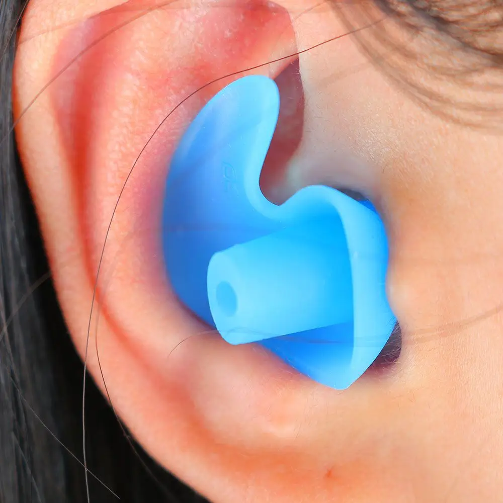 

1Pair Soft Blocks Hypo-allergenic Useful Diving Earplugs Spiral Waterproof Plug Swimming Ear Protection