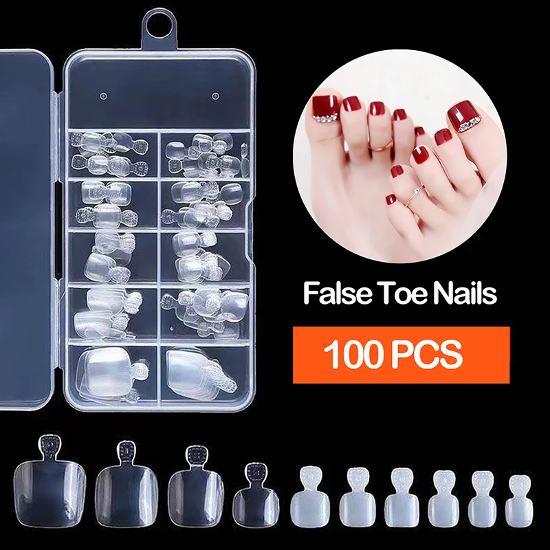 100 шт./коробка, акриловые наборы для маникюра | AliExpress