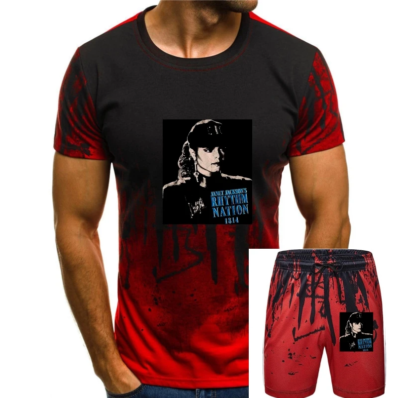 

Футболка Janet Jackson Rhythm Nation Мужская/Женская, размер S- 4XL P1115(1)