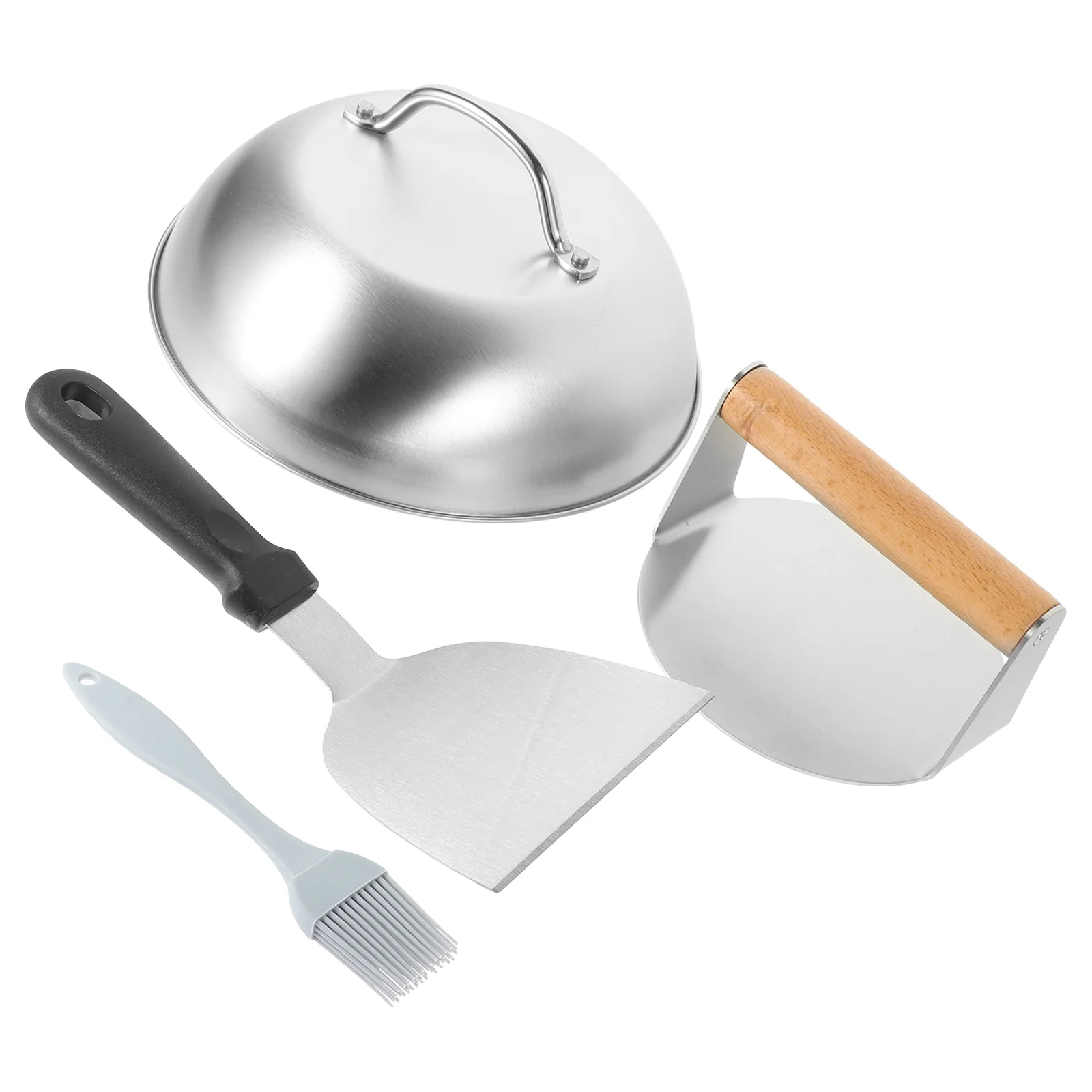

1 Set Handle Burger Patty Presser Burger Press Tool Metal Burger Metal Meat Press for Cooking