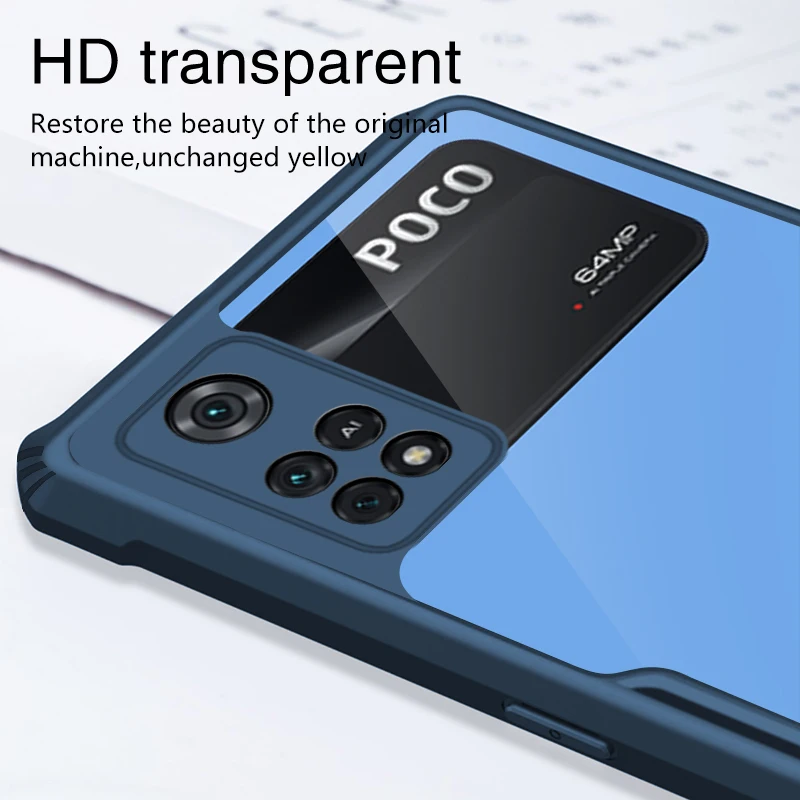 rzants for xiaomi poco m4 pro 4g case slim cover casing camera protection small hole phone shell free global shipping