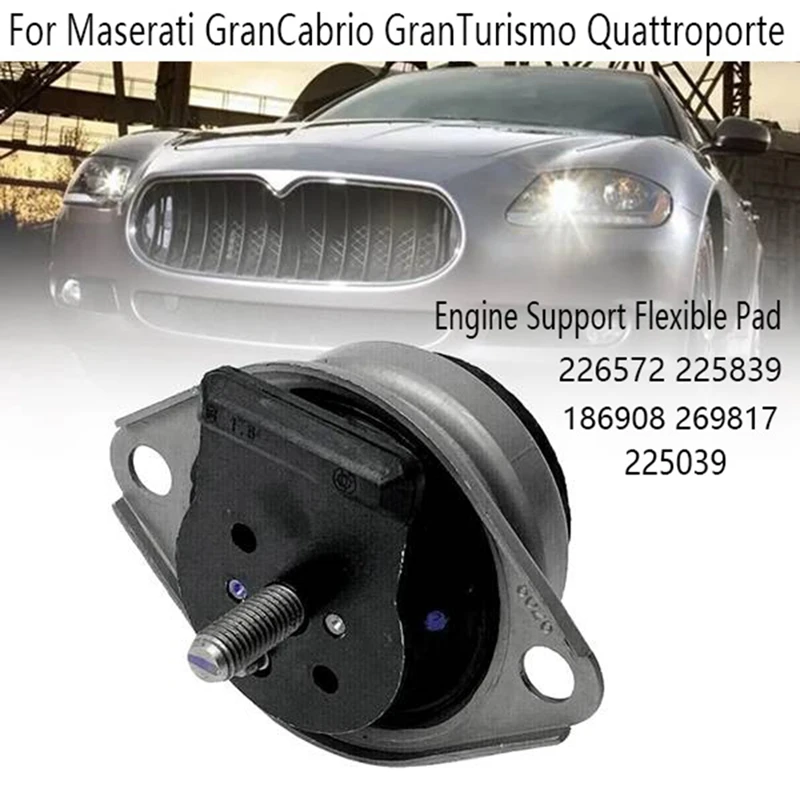 Фото Подставка для двигателя для Maserati Grancabrio granтуризма Quattroporte, Гибкая подставка, компонент 226572 225839 186908 269817 225039 №1