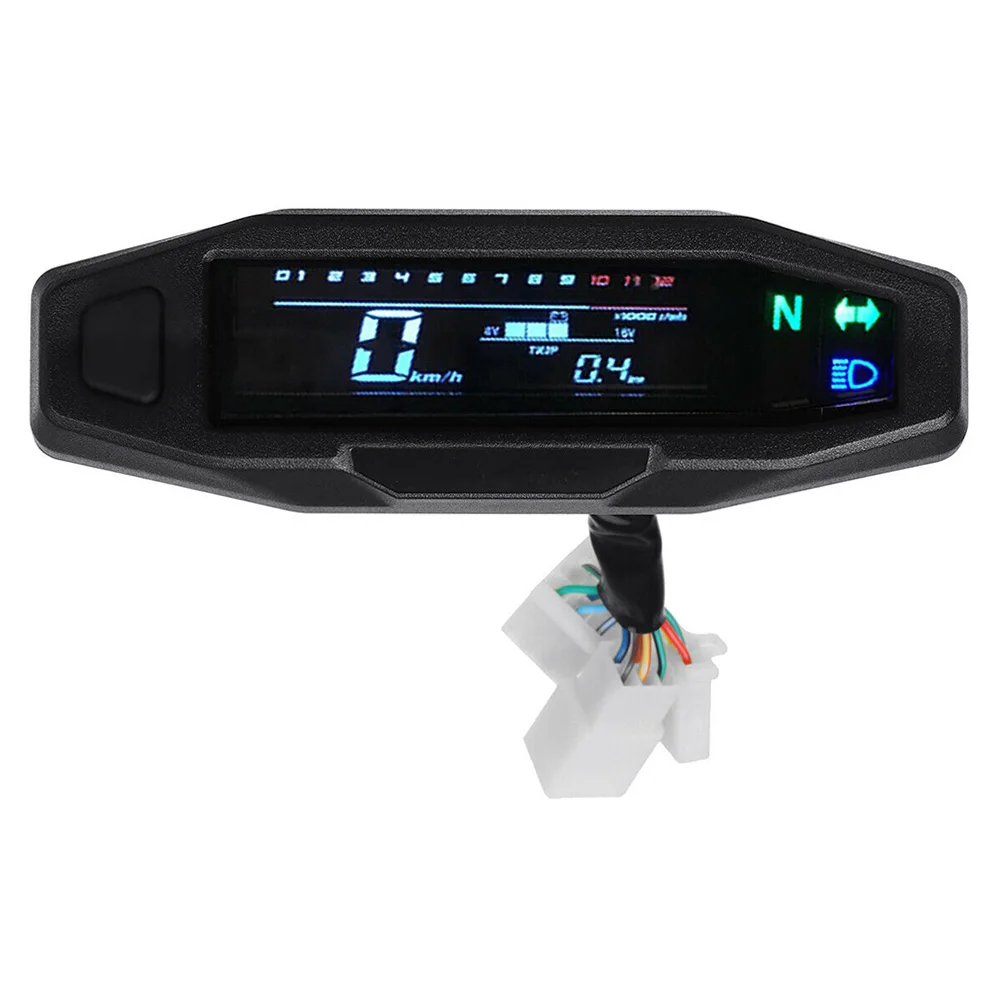 

Motorcycle Meter Speedometer Mini Universal RPM Digital Odometer Electric Injection Carburetor Instrument 1200 Rmp