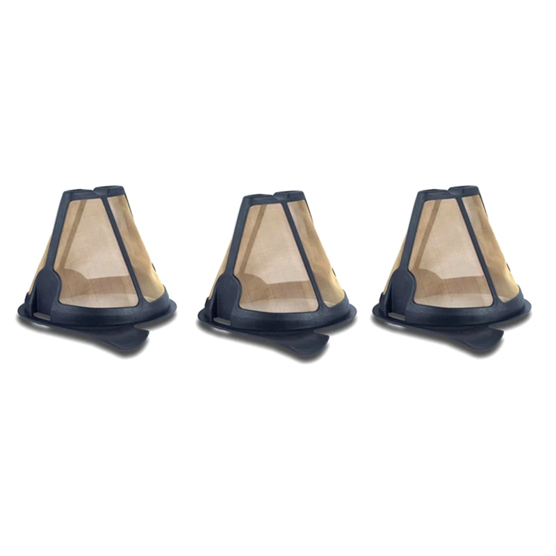 

3Pack Cone Reusable Coffee Filters Replacement For Ninja Coffee Bar Machines CF09X Series Models Replace Part Number