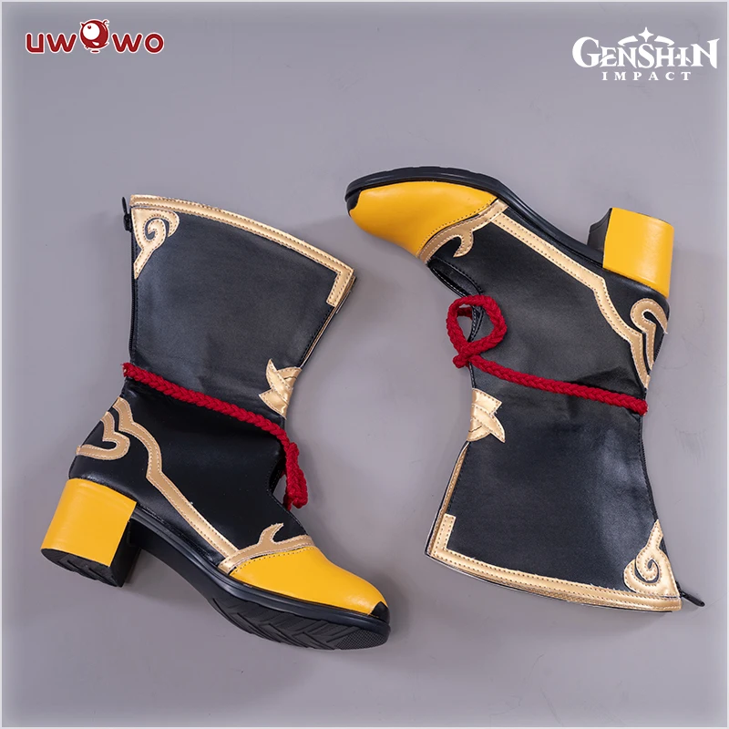 Фото UWOWO Game Genshin Impact Xiangling Изысканная кухня косплей обувь сапоги на заказ №4