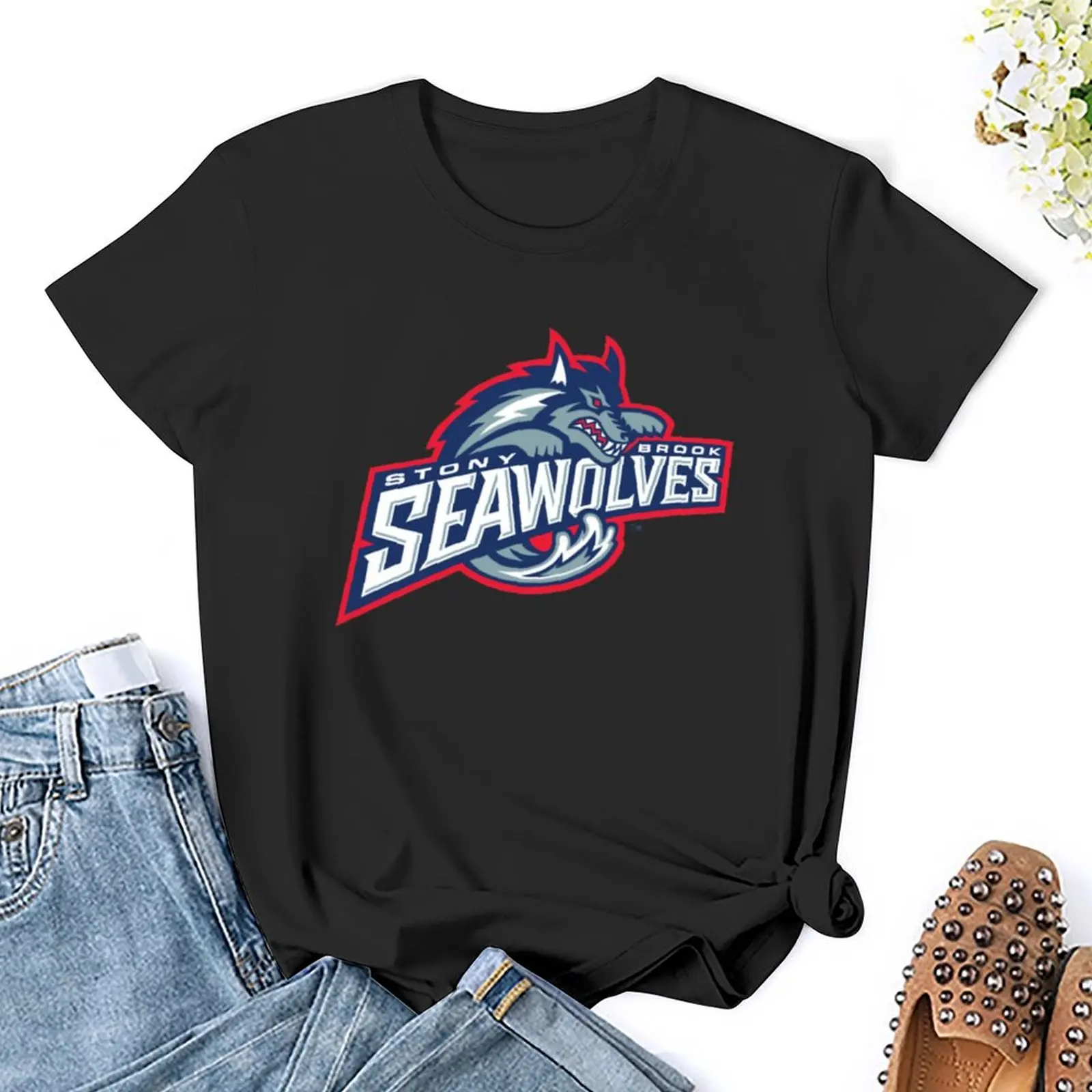 Женская футболка большого размера с быстрой сушкой SUNY Stony Брук