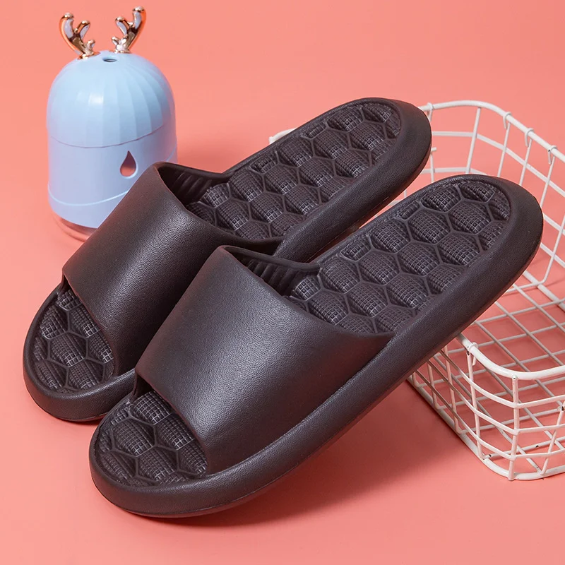 Women's Slippers 2023 New Home Massage Comfortable Indoor EVA Couples Smooth Slippers