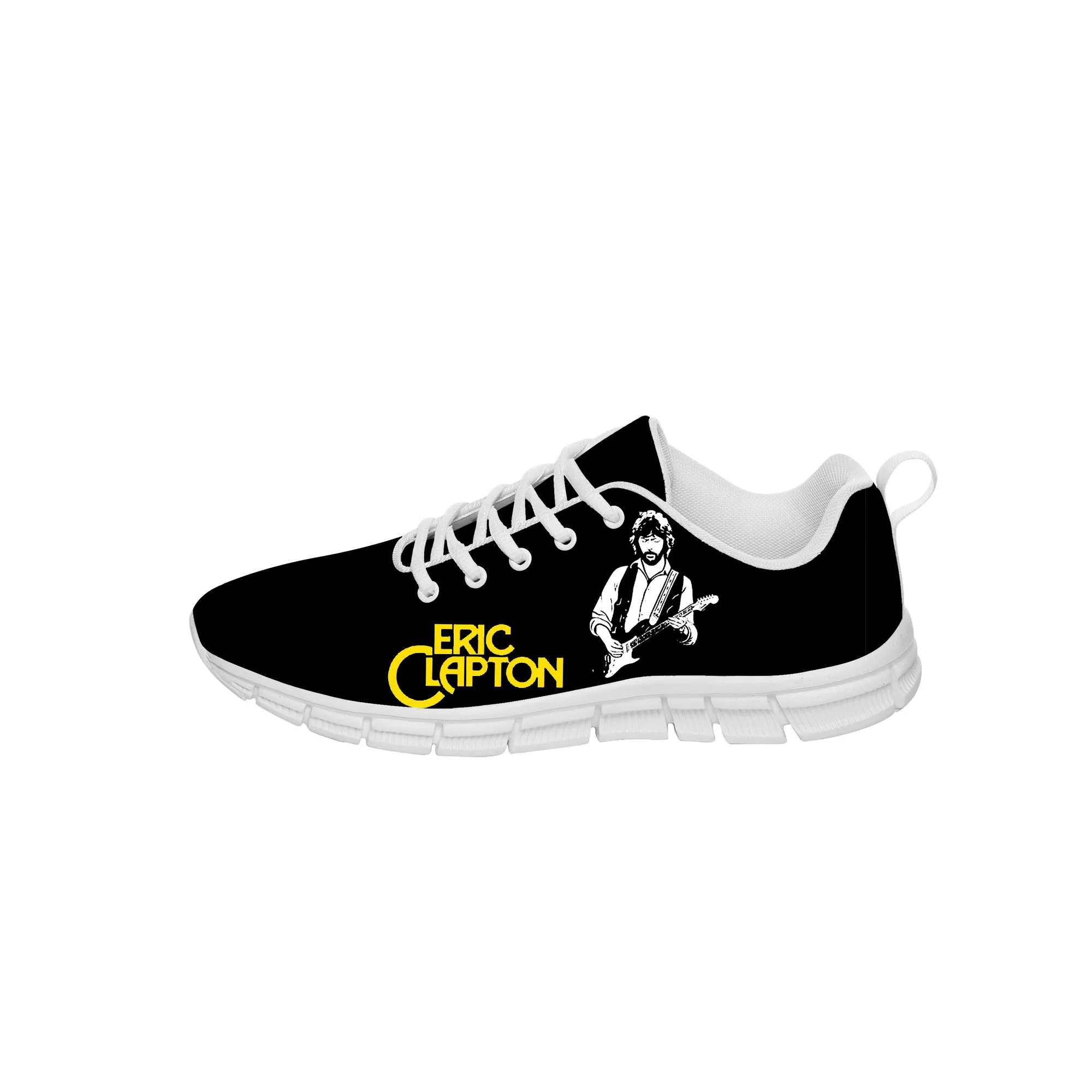 

Кроссовки унисекс Эрик Клэптон, повседневная Тканевая обувь для подростков, холщовые беговые туфли, дышащая легкая обувь с 3D принтом, белые
