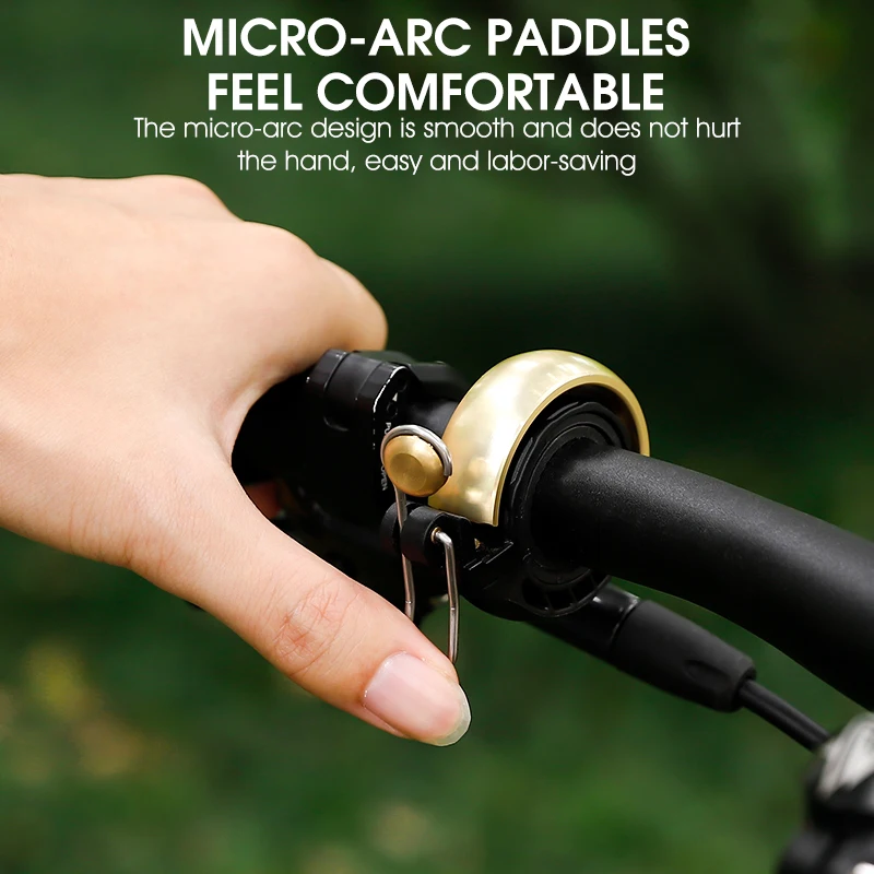 

WEST BIKING Bicycle Bell Sound Alarm Safety Child Bicycle Handlebar Horn Aluminum Alloy Bike Riding Bell Ring Cycling Accessory