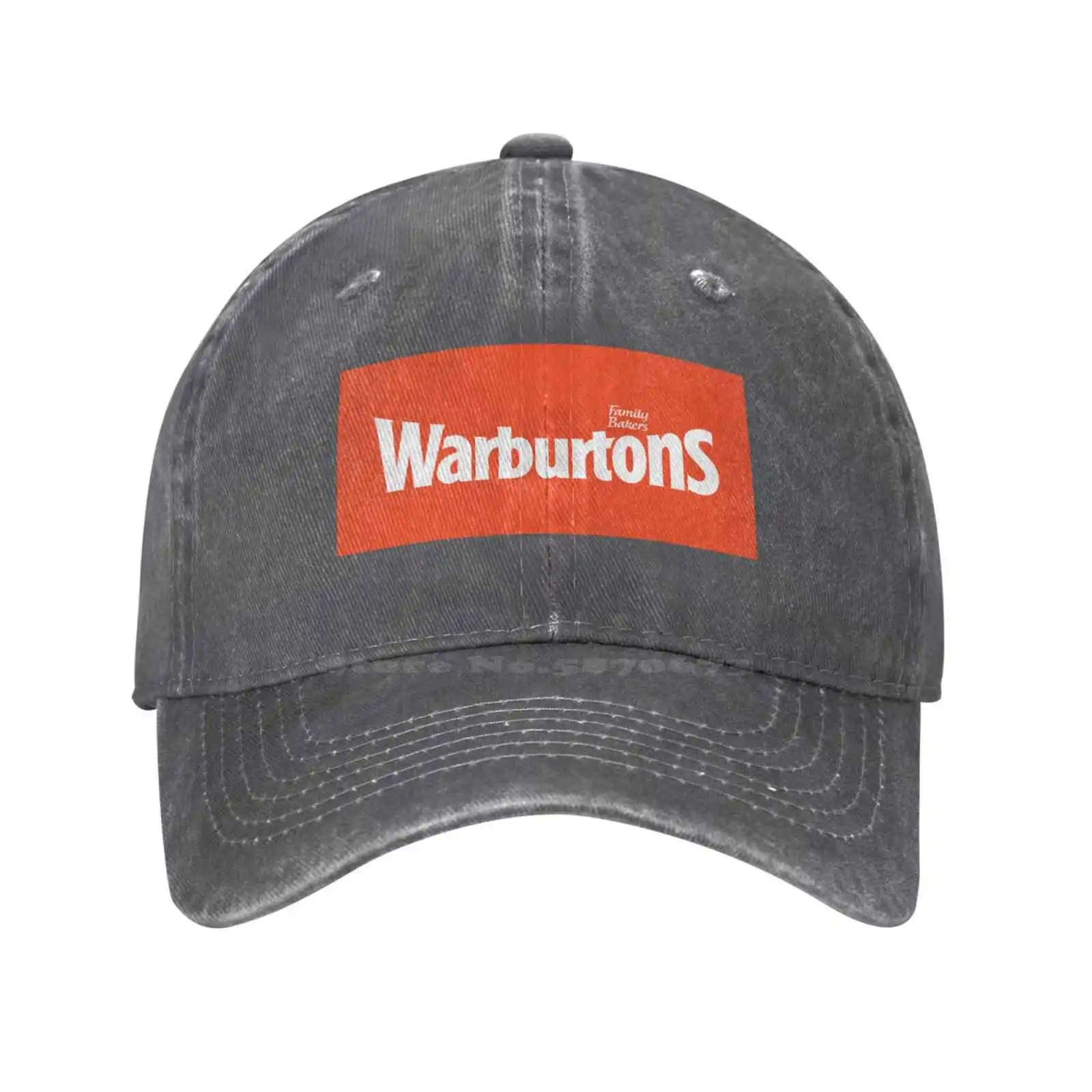

Повседневная джинсовая бейсболка Warburtons с принтом логотипа