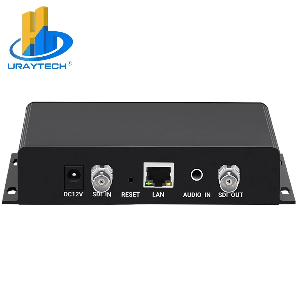 Фото Кодер видео URay H.265 H.264 SDI в IP с поддержкой SRT HTTP RTSP RTMP RTMPS UDP RTP O NVIF для прямых трансляций №1