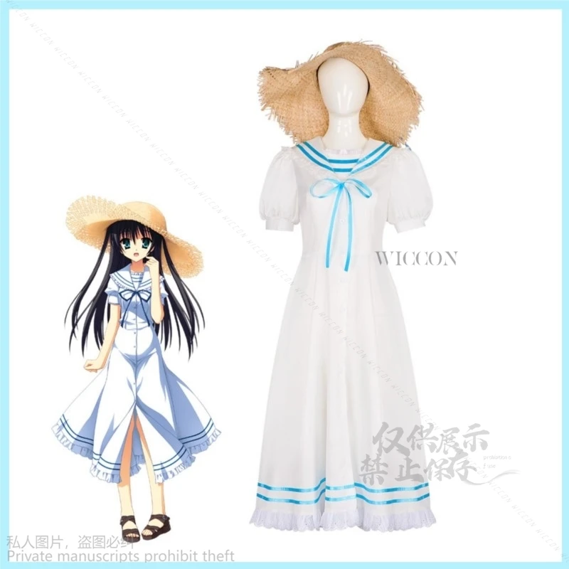 Костюм для косплея Natsuzora Kanata Kousaka Chihaya белое платье принцессы юбка с короткими