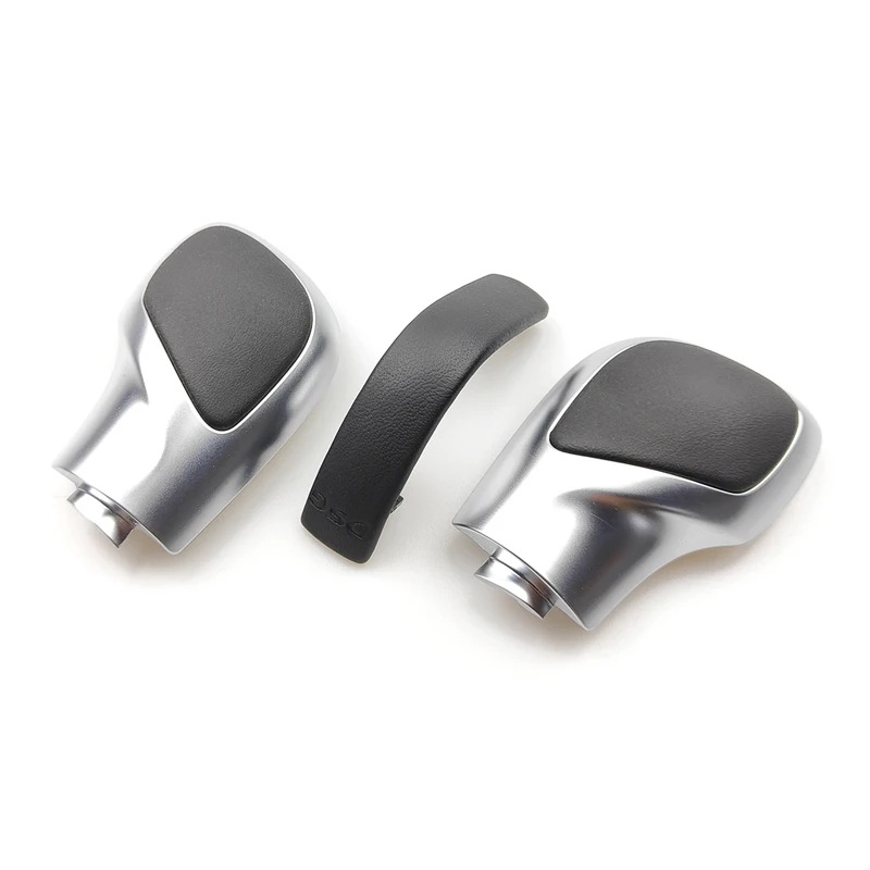 DSG Ручка переключения передач Хром с кожаными синими и красными боковыми накладками для VW Golf 6 7 R GTI Passat B7 B8 CC R20 Jetta MK6 GLI.