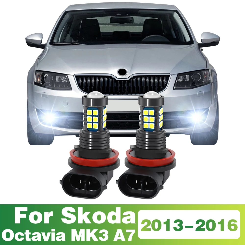 

Лампа передняя противотуманная для Skoda Octavia MK3 A7 2013 - 2016 2014 2015, 2 шт.