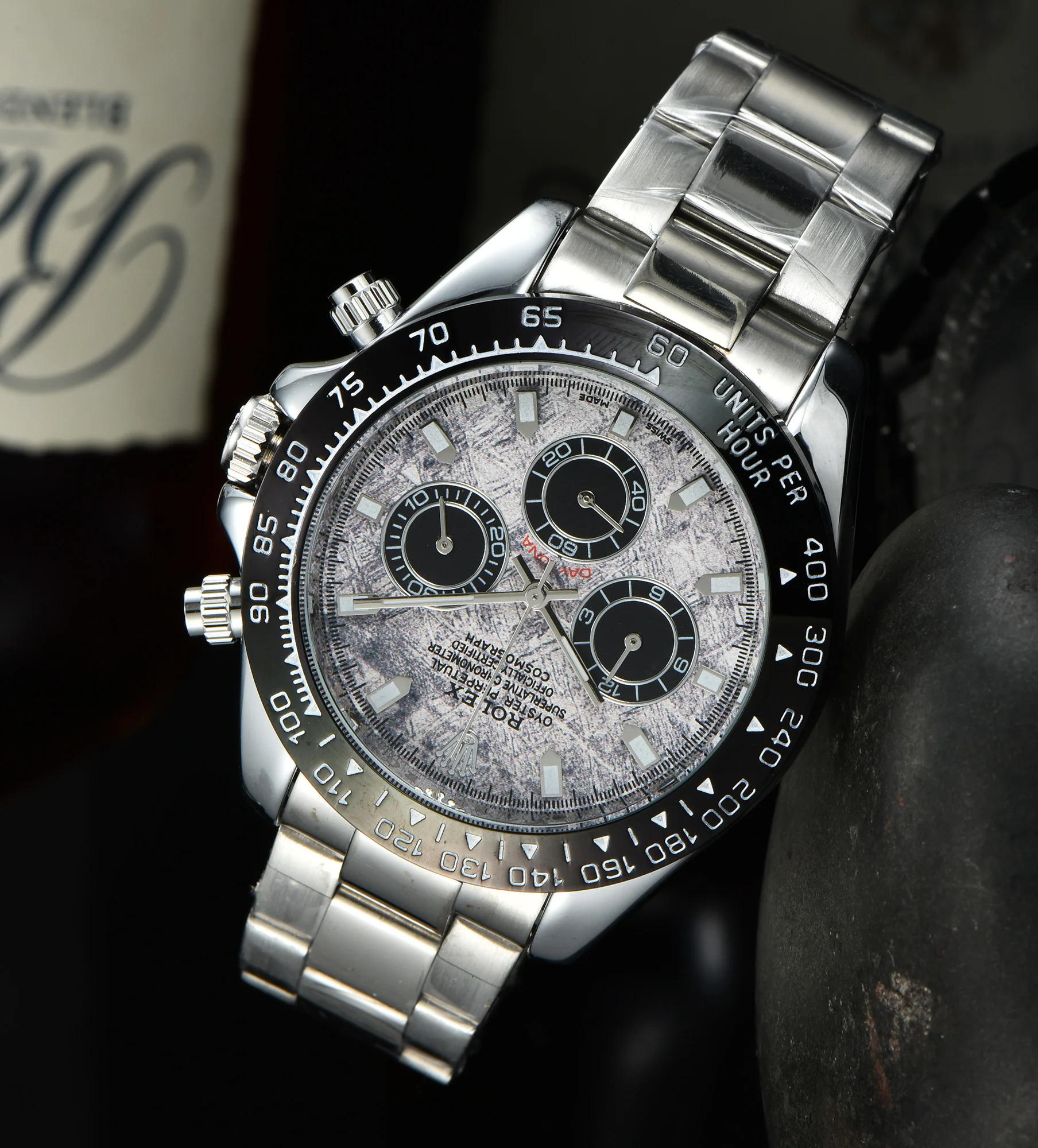 

Часы мужские кварцевые в деловом стиле, брендовые Роскошные спортивные деловые, с Т-образным циферблатом и ремешком из нержавеющей стали