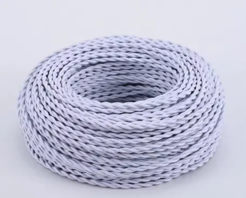 

Электрический провод витой тканевый Wisdom Tyiumph Shop 0,75 мм² 5м/10м/20м/50м