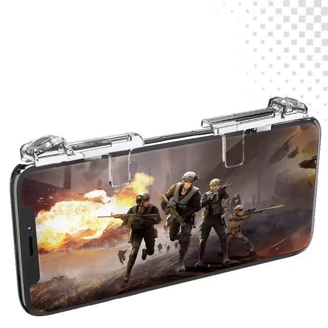 

Mobile Phone Gaming Trigger Joystick for Pubg Gamepad Free Fire Aim Button L1 R1 Shooter Controller for IPhone IOS