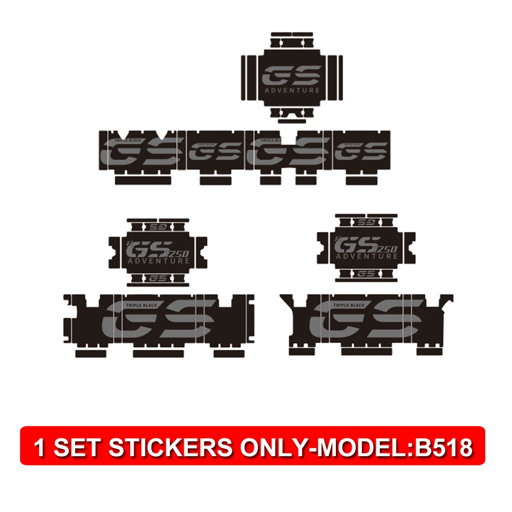 Алюминиевая коробка для мотоцикла, наклейки, корзины, верхний чехол, наклейки для BMW R1250GS Adventure Triple Black 2019-2022 2023 R 1250 GS ADV GSA