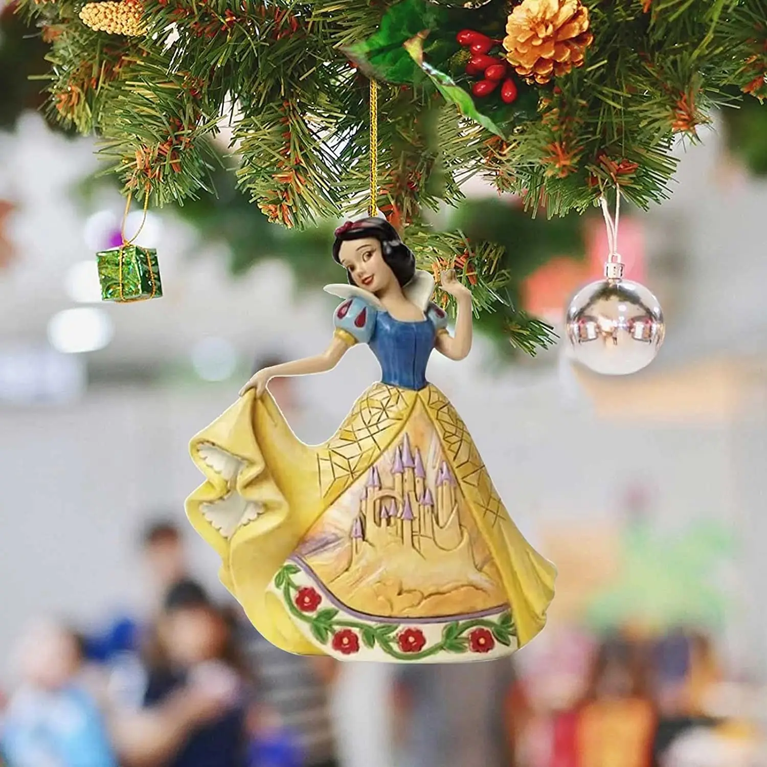 

Christmas Pendant Xmas Tree Decorations Disney Princess Cartoon figure Hanging Pendant Home Christmas Party Decoration Navidad