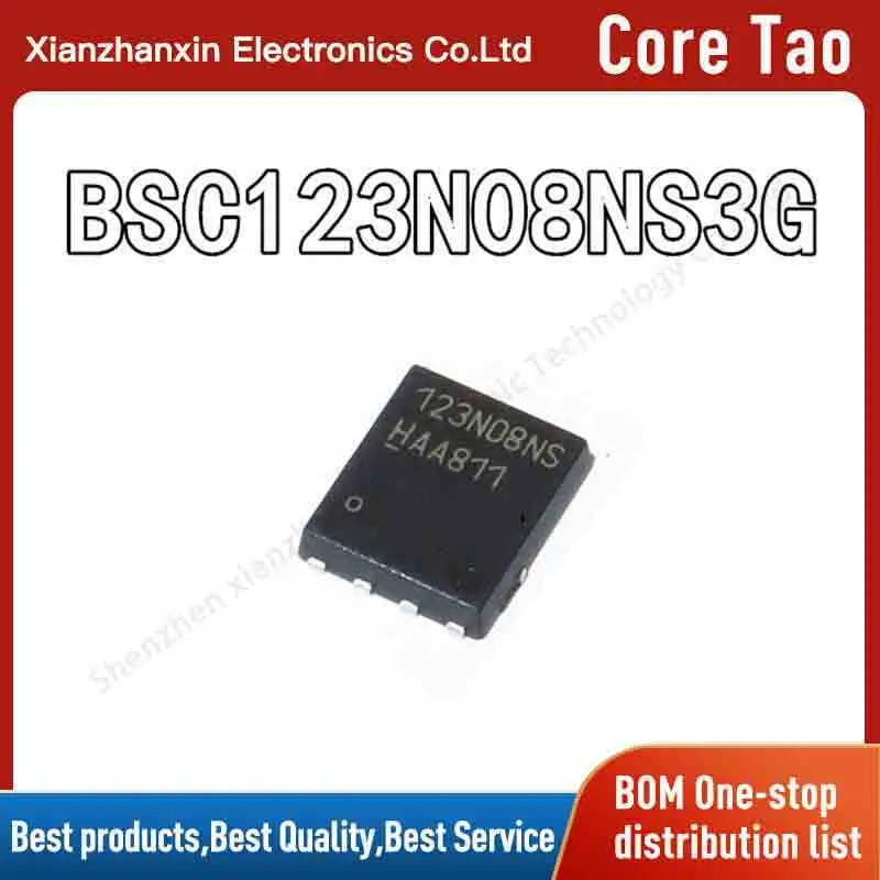 

1 ~ 10 шт./лот BSC123N08NS3 123N08NS TDSON8 патч-трубка с полевым эффектом