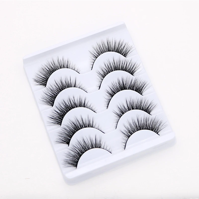 20/10/5 Pairs False Mink Eyelashes Natural Wispy Long Fake Lashes Handmade Winged Thick Lash For Eyelash Extension Makeup Tools