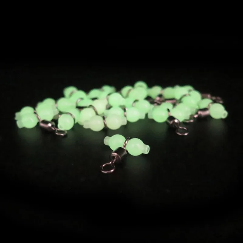 

Luminous Fishing Beads Tube 100pcs/set Soft Rubber Floating Glow Fishing Beads Fishing Rig Tube Sleeve Accessories