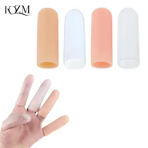 1 Pairs Silicone Gel Tube Bandage Finger Toe Protector Glove Sleeves Pain Relief Heated Finger Gloves Non-Slip Wrinkleless