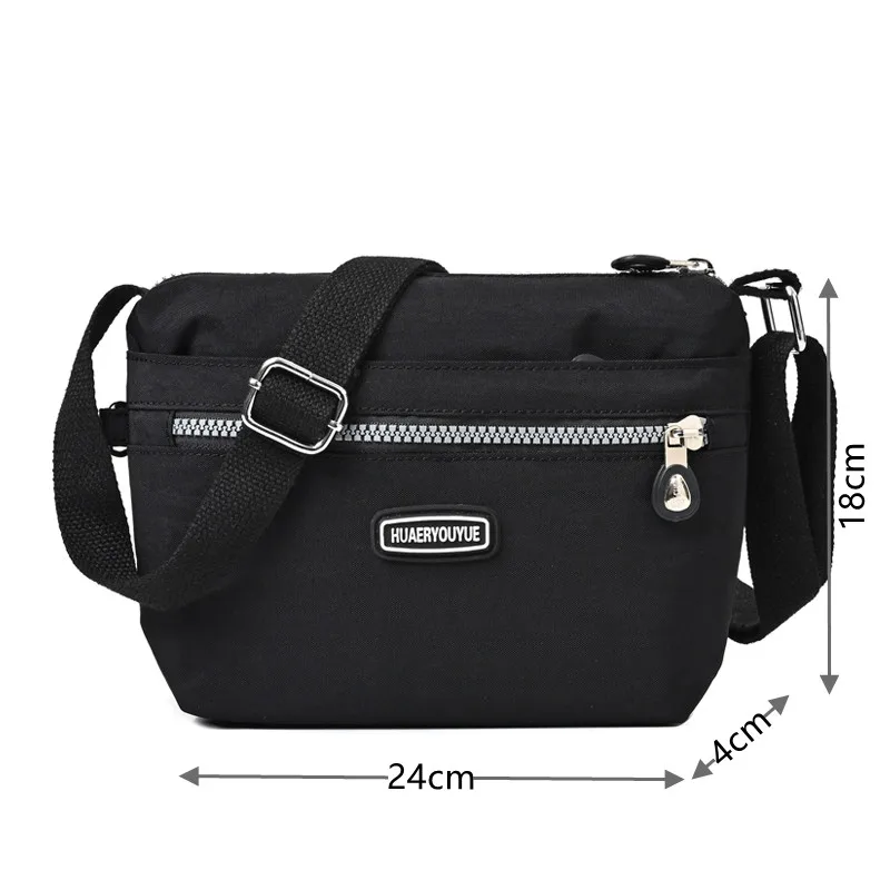 Fashion Women Messenger Bag Nylon Oxford Waterproof Shoulder Package Tote Purse Casual Travel Crossbody Bag bolsa feminina