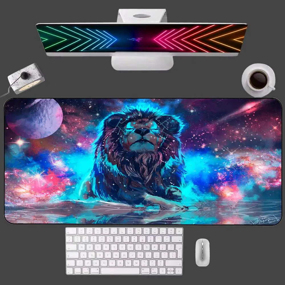 

Space Mouse Pad Gaming Accessories PC Gamer Office Xxl Computer Desk Mat Laptop Varmilo Keyboard Gamer Large Mousepad 100x50
