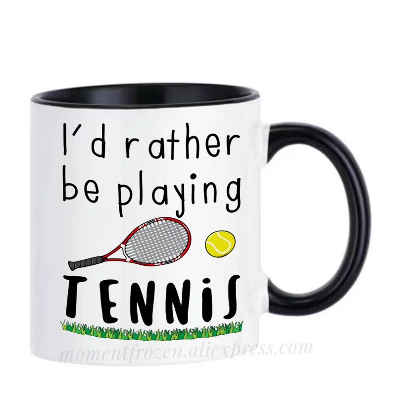 

Tennis Cups Cafe Caffeine Cocoa Coffee Mugs Tea Mugen Friend Gifts Home Decal Milk Tableware Coffeeware Teaware Beer Drinkware