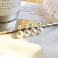 genuine 925 sterling silver pearl stud earrings for women mother bride elegance pearl earring birthday valentines day jewelry