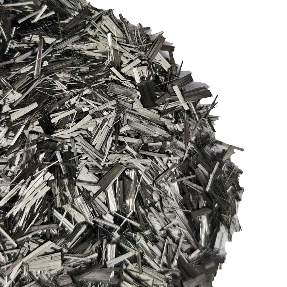 Нарезанное углеродное волокно 12K 3 мм 4 5 Модифицированные усиленные проводящие