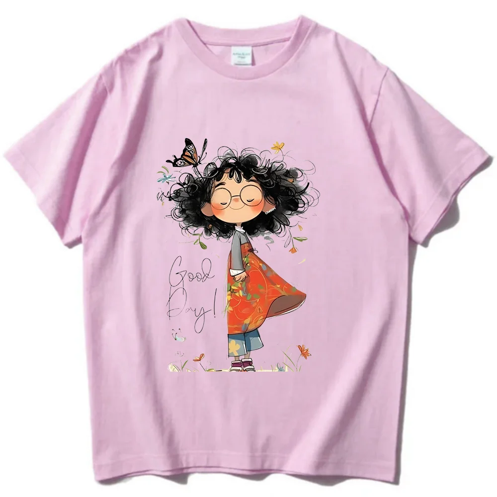 Женская футболка Manal Bashihab мультфильм из хлопка