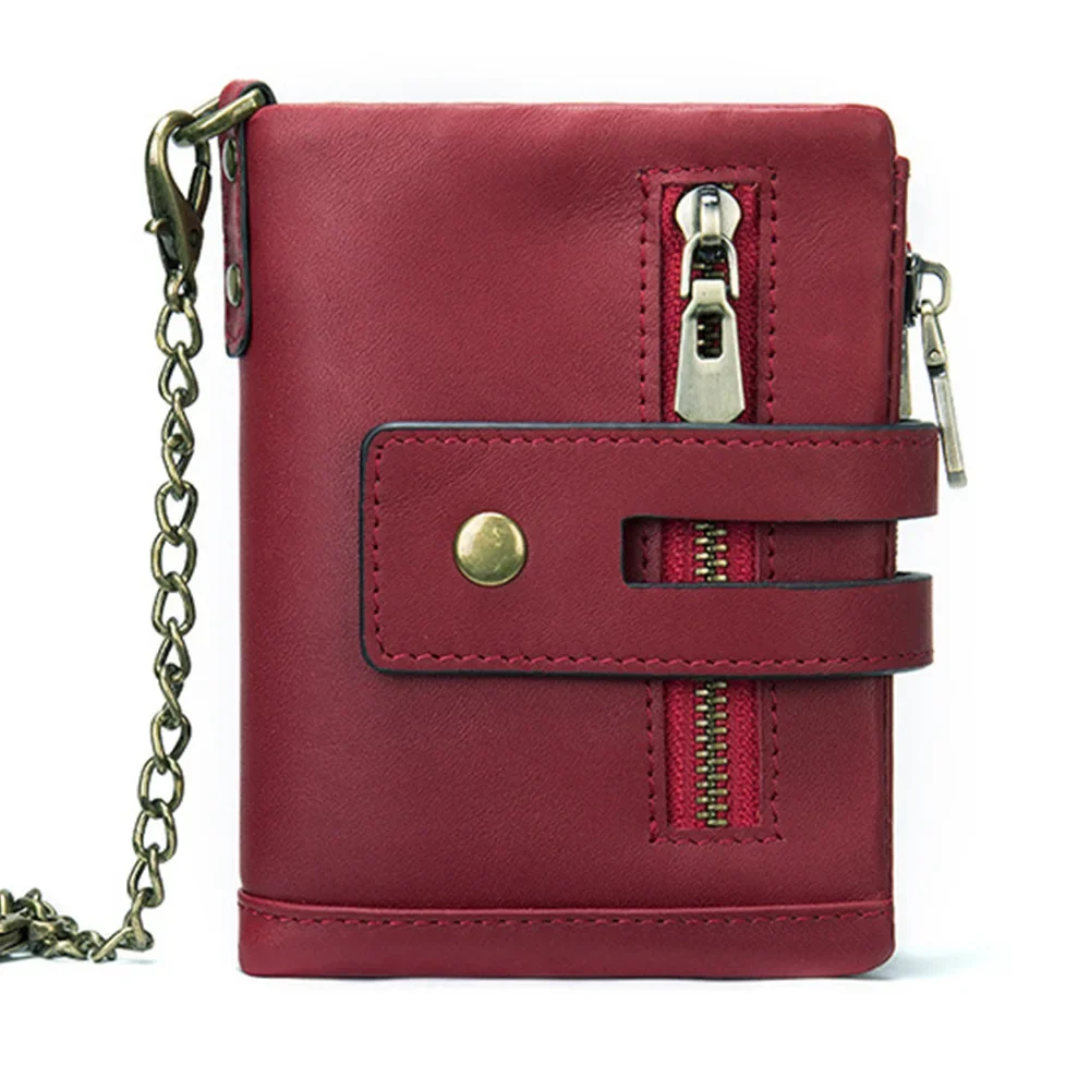 Хит продаж короткая кожаная многофункциональная сумка для карт на молнии