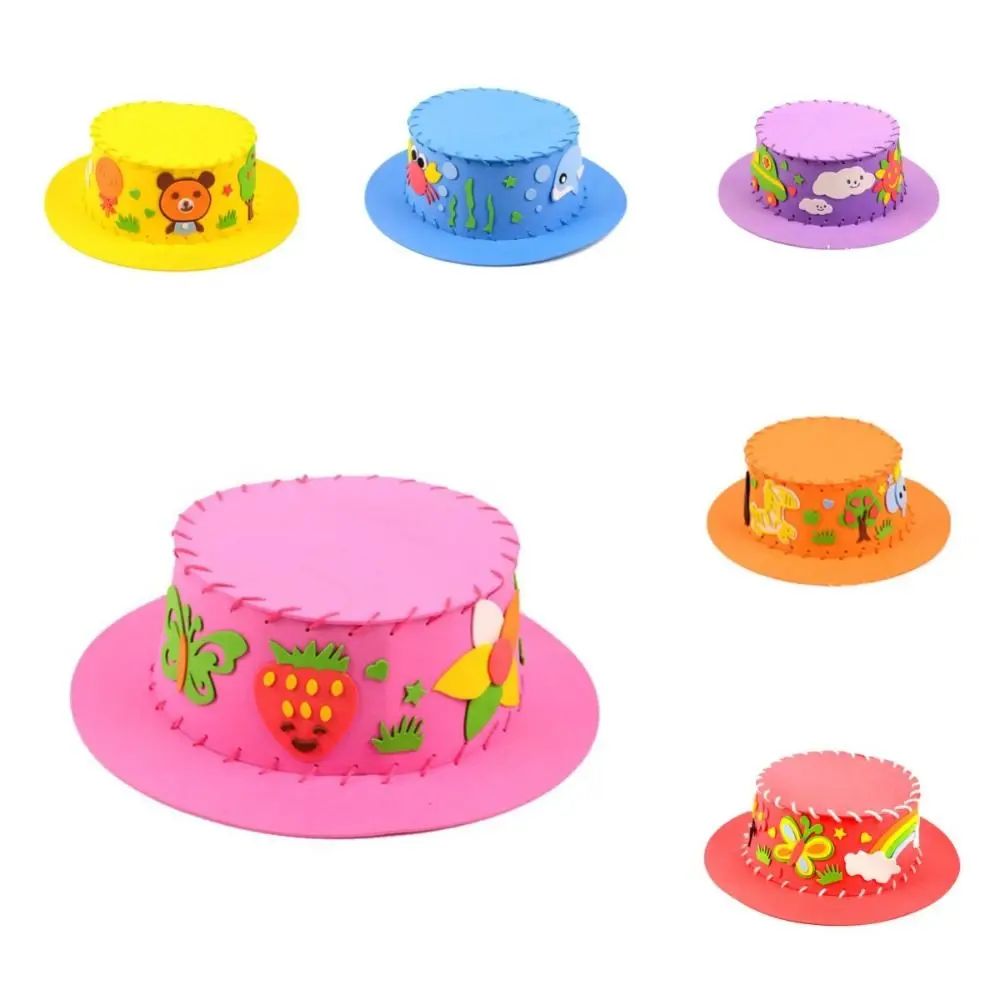 

Weaving Handmade Sewing Eva Hat Creative Flowers Animal Toys Handicraft Kids/Children/Toddler