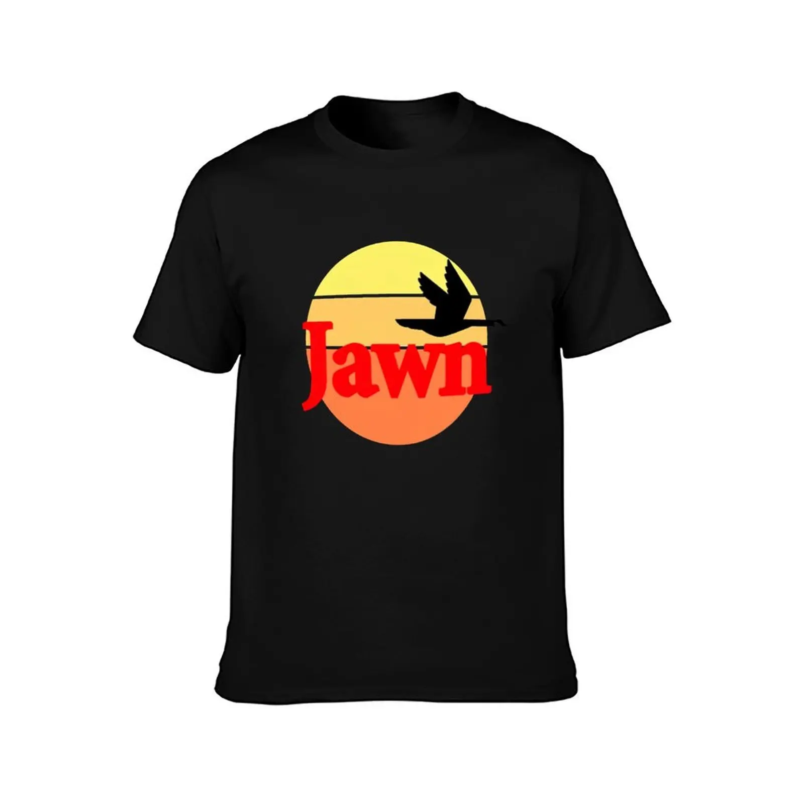 Фото Футболка Jawn Wawa, черная, из хлопка, однотонная, для мужчин, комплект хлопковых футболок, мужские футболки, забавная футболка с принтом №2