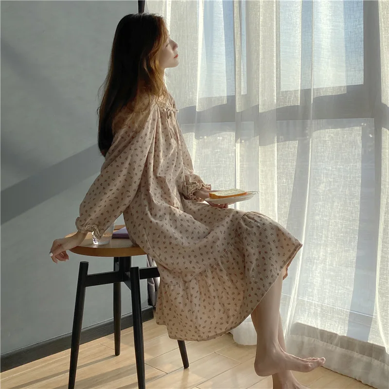 Korean New Fashion Pajamas Mill Hair Home Wear Small Broken Casual Comfortable Sleepwear Lace Orangery Pajama Two-piece Set
